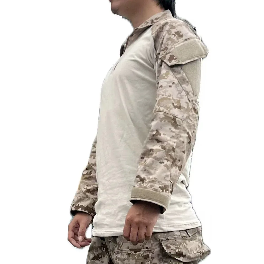 الرياضة في الهواء الطلق AOR1 GEN2 قميص التدريب التكتيكية الصيد القتالية الضفدع دعوى أعلى كم طويل