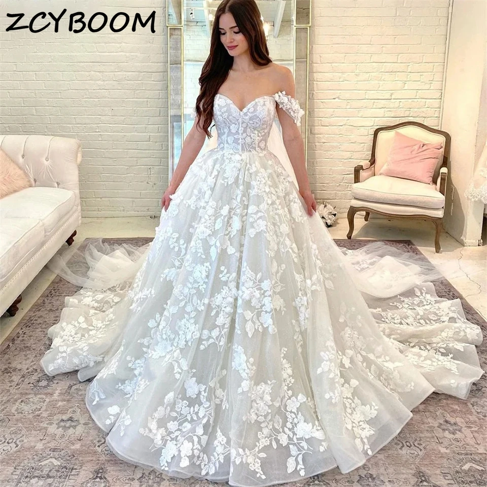 Robe de Mariée Élégante en Dentelle pour Femme, Tenue de Bal avec Appliques, Vêtement Éducatif pour Patients, 2024