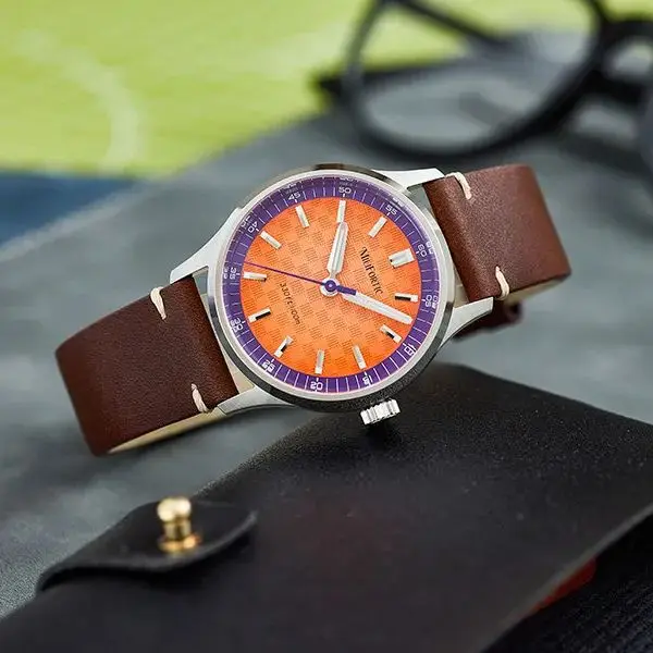 Milifortic Herren-Aviator-Uhr, 38 mm, Quarz-Armbanduhr, Saphirspiegel, BGW-9, leuchtend, 10 ATM wasserdicht, VH31
