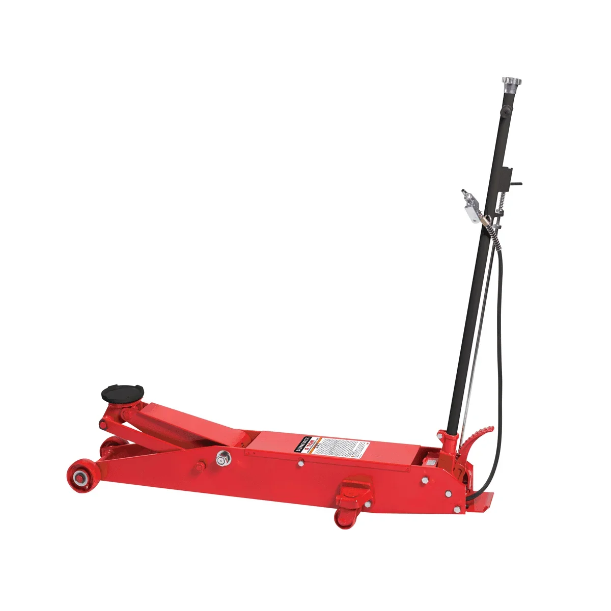 5 Ton Hydraulic Floor Service Jack with Locking T-Handle and Heavy Duty Construction