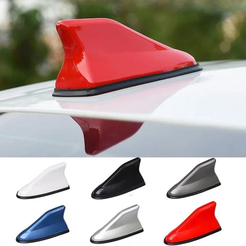 Universal Car Antennas Shark Fin Antenna Auto Radio AM FM Antenna Signal Amplifier