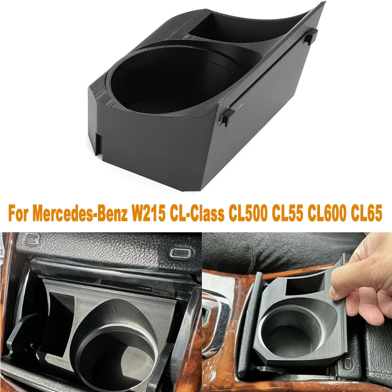 For Mercedes-Benz W215 CL-Class CL500 CL55 CL600 CL65 AMG Water Cup Holder Pad Scratch Resistant Cover Protection Water Cup Mats