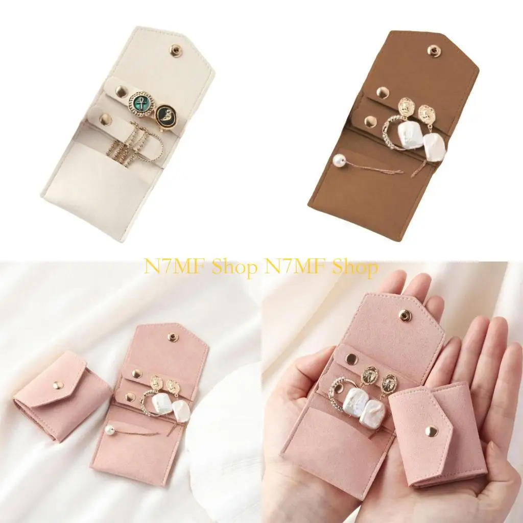 

N7MF Stylish Jewelry Storage Bag Earrings Pouches for Women’s Accessories and Gifts