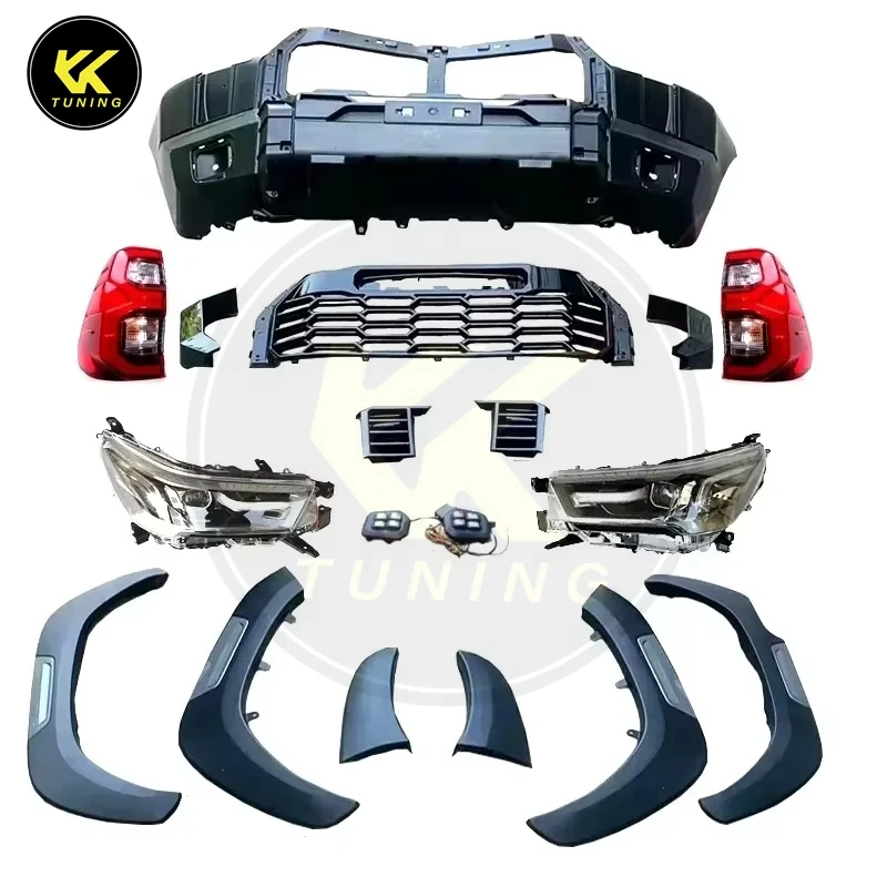 

Pickup Auto Parts Car Accessories Facelift Conversion Body Kits For Toyota Hilux Revo Rocco 2016-2020 To Tundra 2022-2024