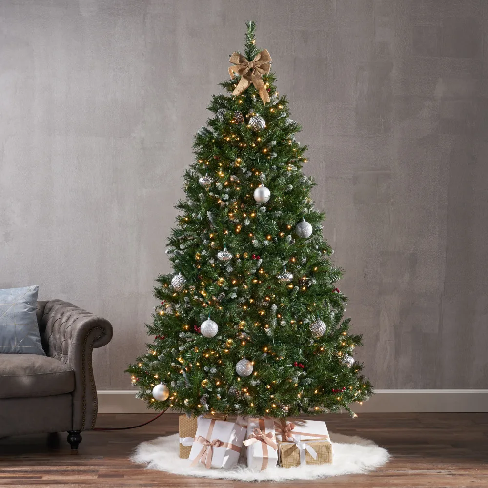 

7FT artificial Christmas Tree ，Decor Holiday Essential for Party, and Event Decoration,christmas decorations for home