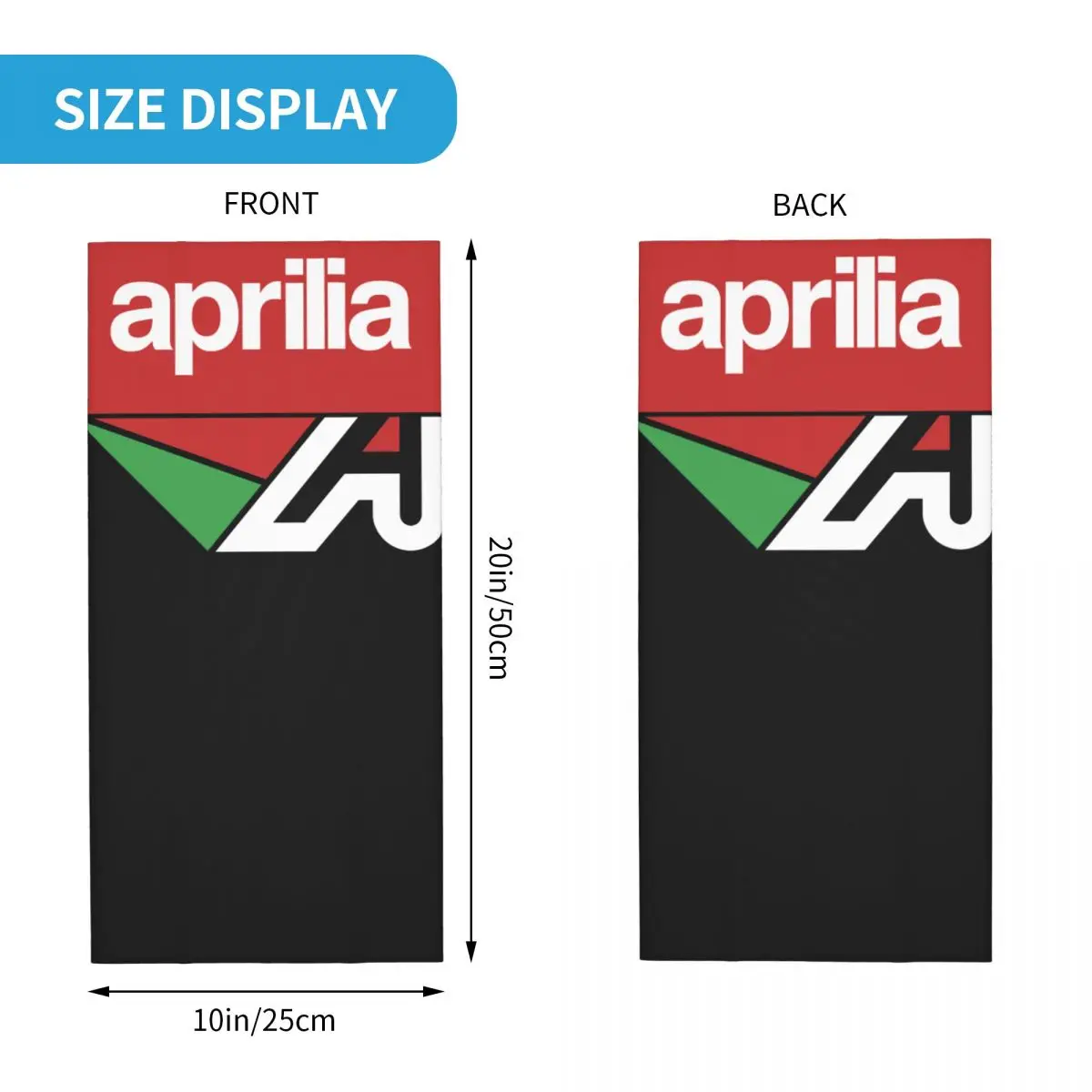 Aprilia Be A Racer Mask Scarf Merch Neck Gaiter Motorsports Motocross Racing Bandana Summer Cycling Scarves for Men  Windproof