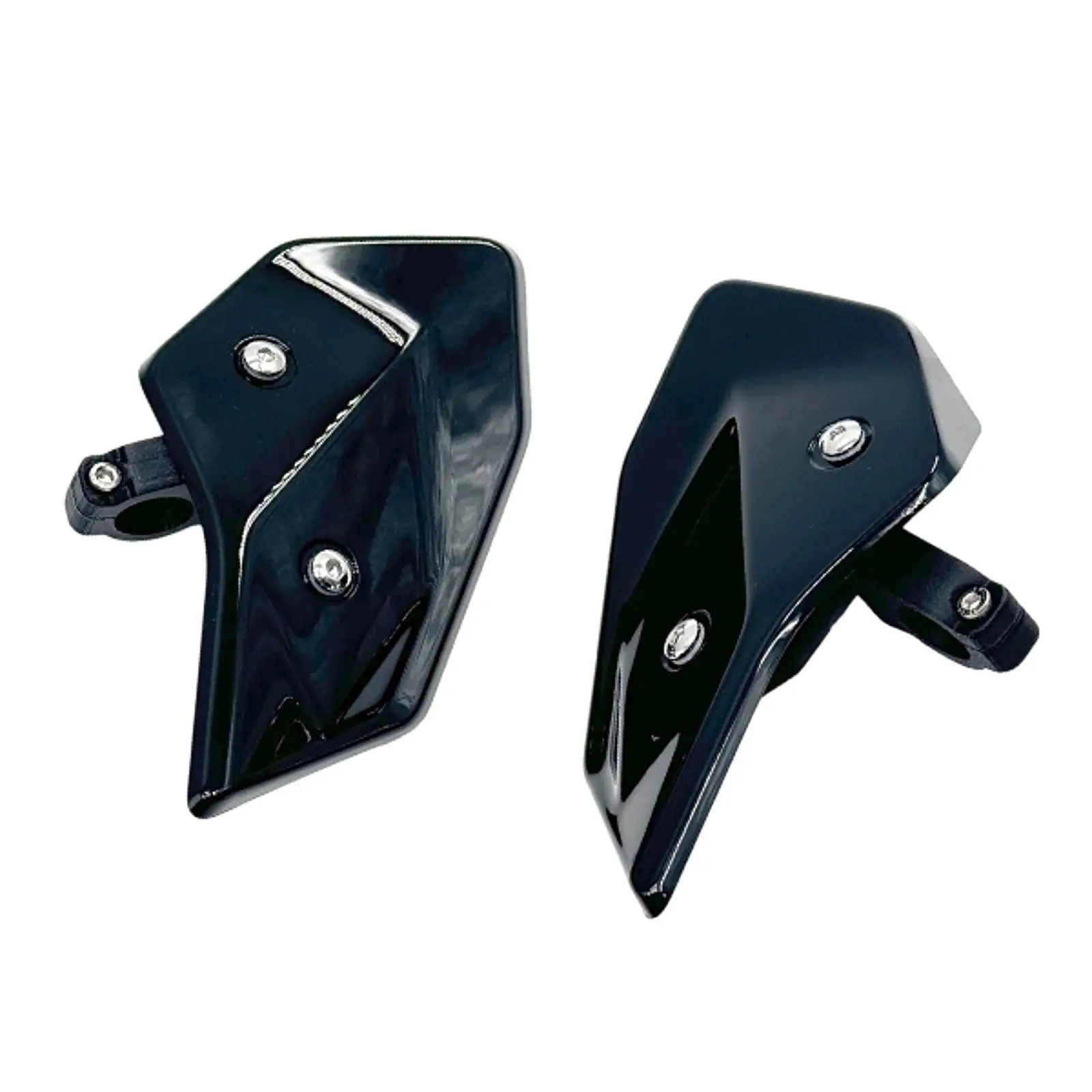 2 Pieces Motorcycle Side Wind Deflector Windscreens Motorbike Windshields Spoilers Replacement Premium for Moto Guzzi V85TT