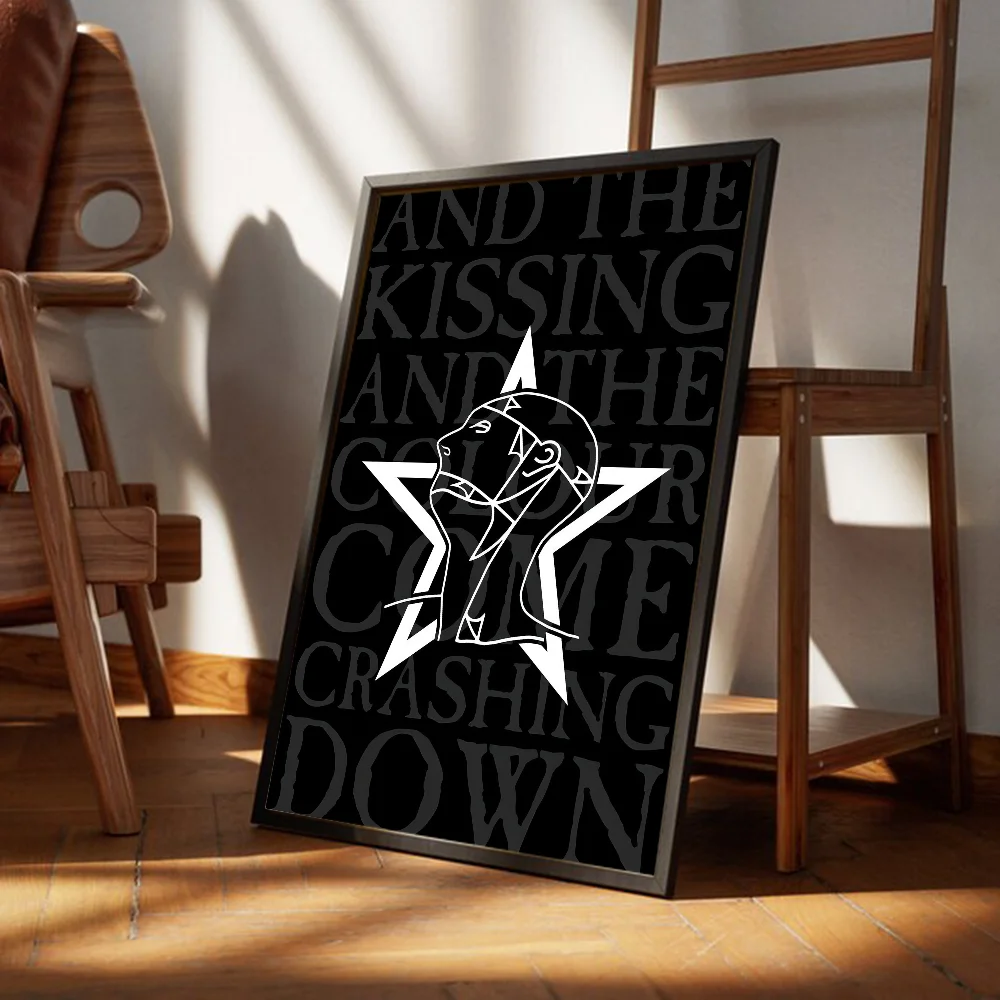 The Sisters of Mercy DIY Sticky Poster Vintage Room Bar Cafe Decor Home Decor