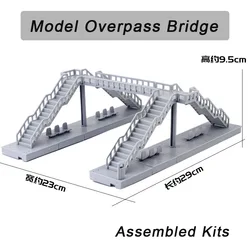 Simulation Miniature Overpass Bridge Model Plastic Toys Diy Model Making Architecture Building Materials Landscape for Diorama