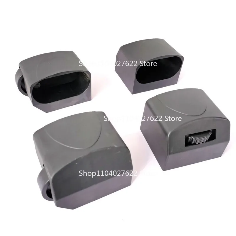 

Plug with 80 × 40 Oval Tube Foot Caster