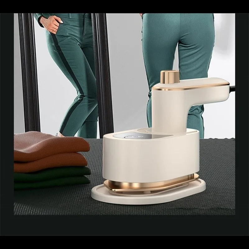 AB43-Compact Folding Garment Steamer - Portable Handheld Iron For Travel And Home Use 2Pc US Plug