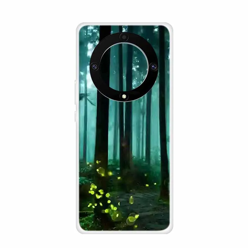 غطاء هاتف لهاتف Honor Magic5 Lite 5G حافظة عصرية من السيليكون الناعم من مادة البولي يوريثان الحراري الرائعة لهاتف Huawei Honor Magic 5 Lite 2023 Cat