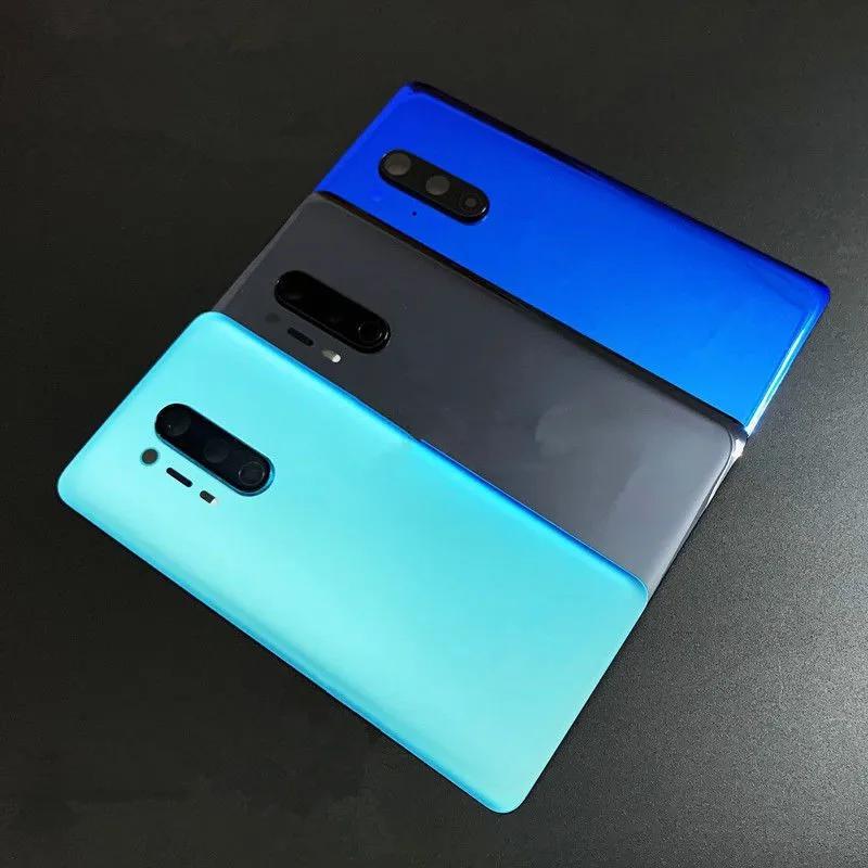 8Pro Housing For Oneplus 8 Pro One Plus 6.78" Glass Battery Back Cover Repair Replace Door Phone Rear Case + Camera Lens image 2