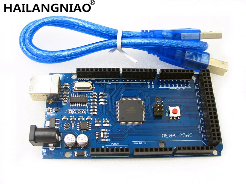 

Free shiping , 5set/LOT , Mega 2560 R3 ,CH340G, ATmega2560 AVR USB board +free USB cable