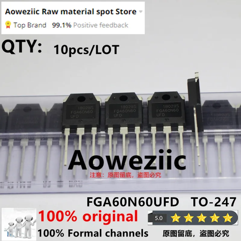 

Aoweziic 100% новый импортный оригинальный транзистор FGA40N60UFD FGA40N60 FGA60N60UFD FGA60N60 FGA50N100BNTD2 FGA180N33AT TO-247