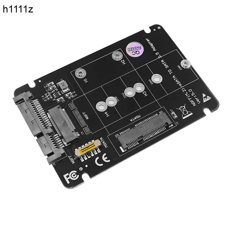 NEW M2/mSATA to SATA Adapter NGFF M.2 SATA Key B SSD / mSATA SSD to SATA3.0 6Gbps 2.5