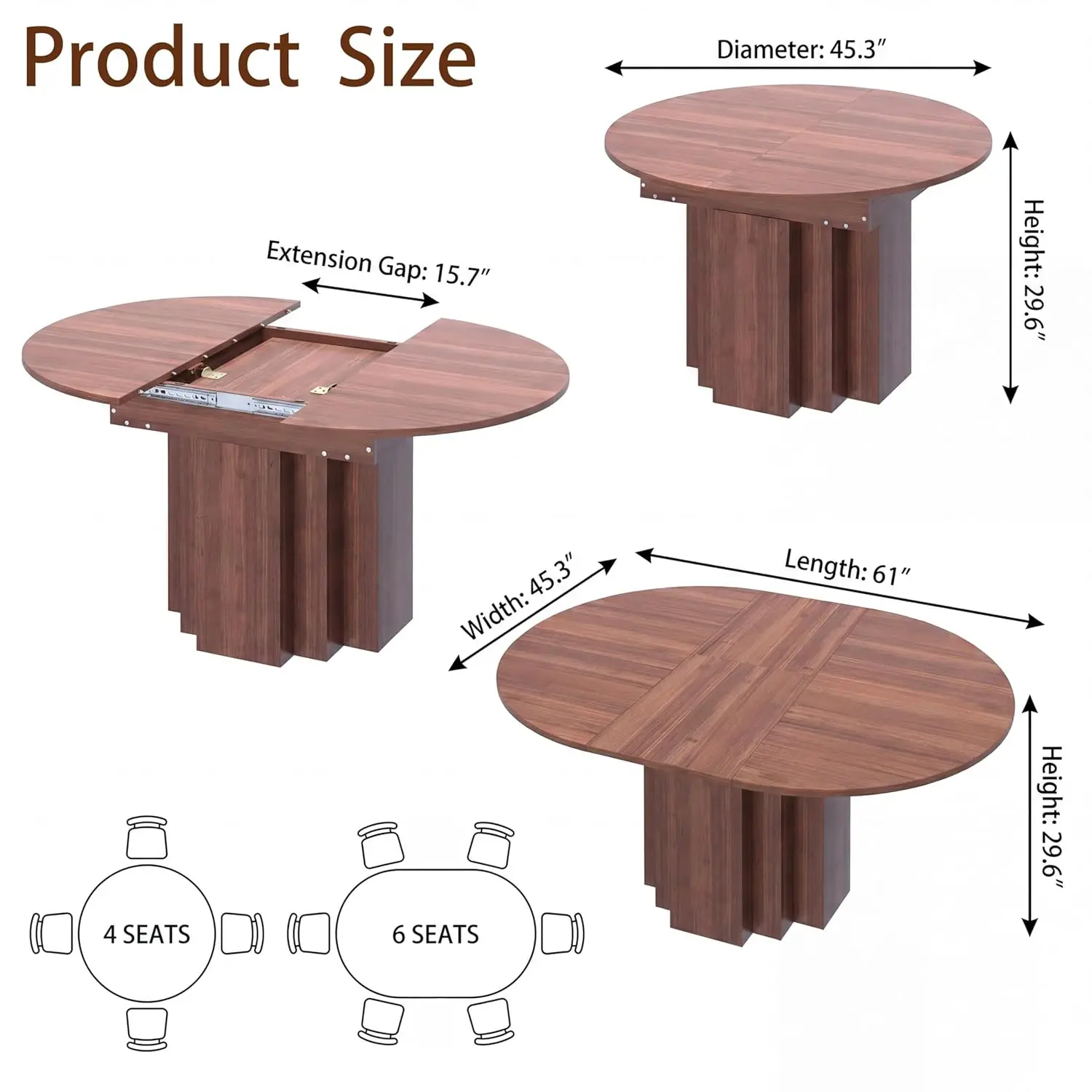 Thumbnail 2 - #13 Cheap Extendable Dining Tables Worth Buying