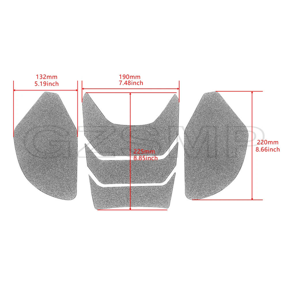 fit For CFMOTO PAPIO XO 2023- up Motorcycle Anti Slip Tank Pad Protector Sticker Gas Knee Grip Gas Traction Pad Cover