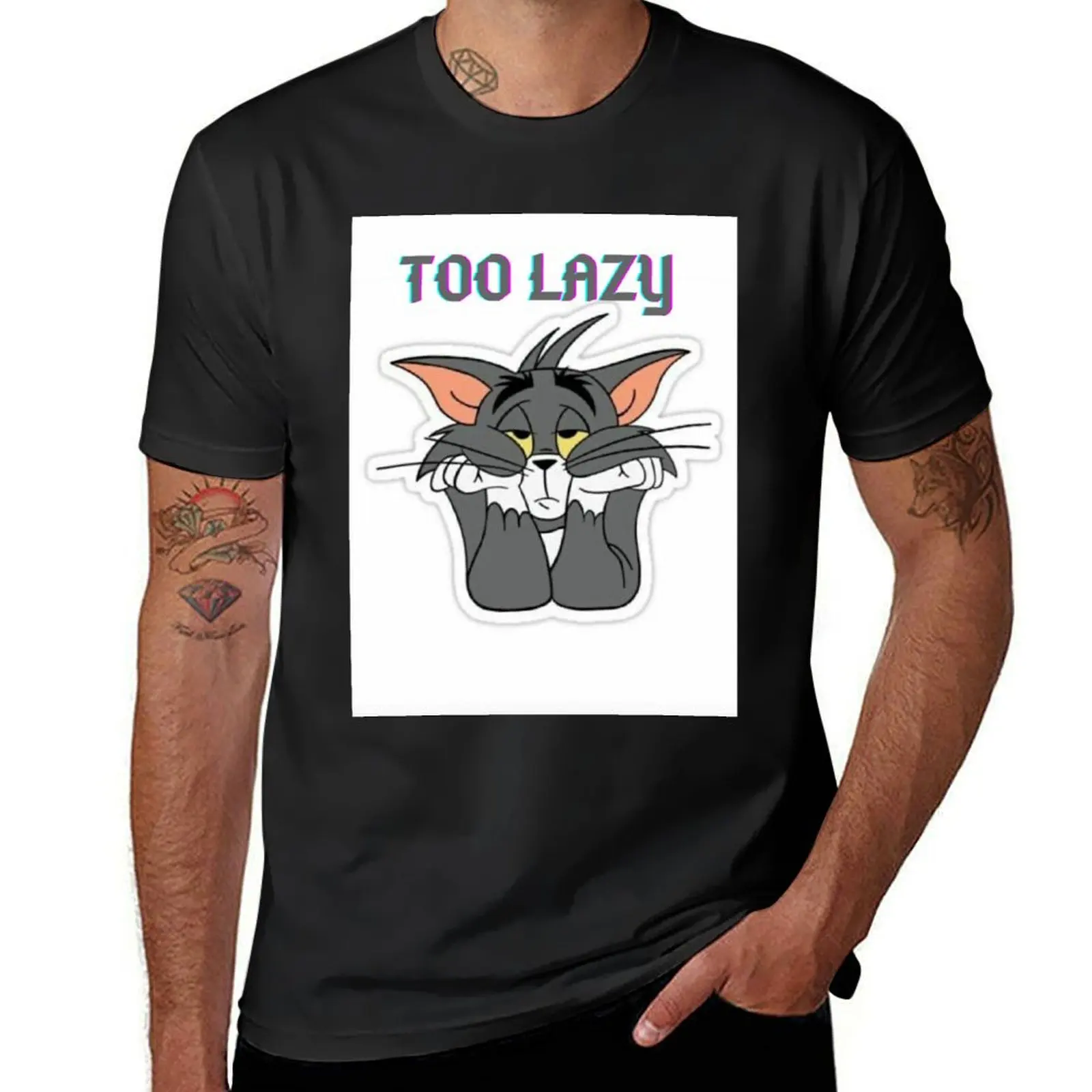 

Too Lazy T-Shirt Aesthetic clothing plus size tops tees oversized t shirt men