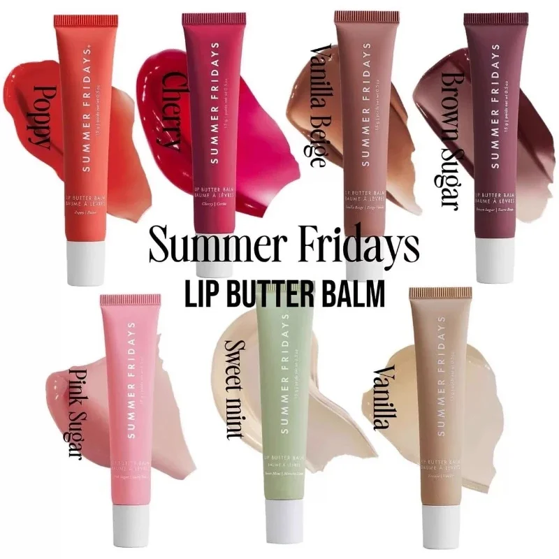 15g Summer Fridays Polypeptide Butter Lip Balm Liquid Lip Hydrating Moisturizing Lip Gloss Makeup