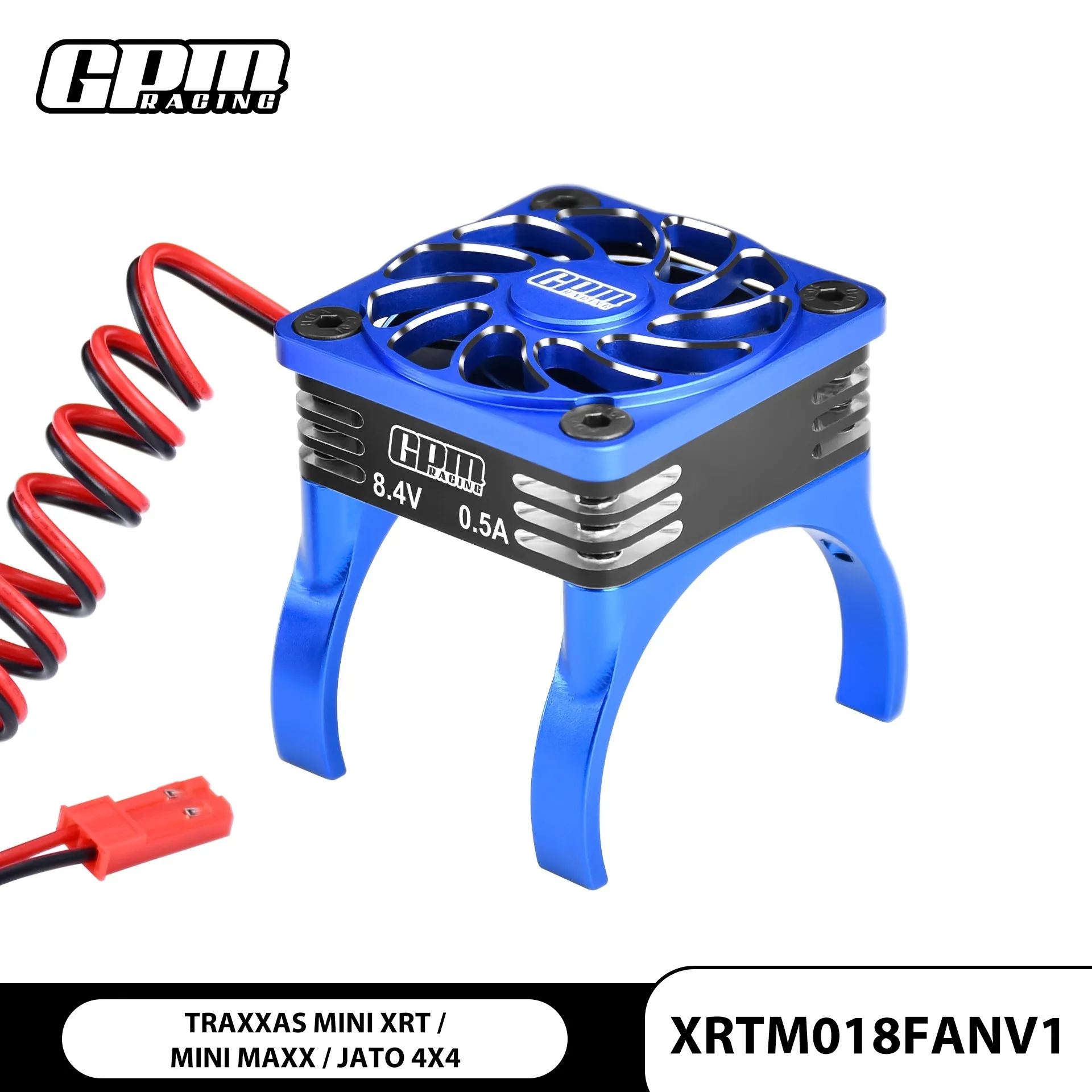 

TRAXXAS Mini (XRT/Little X/Dead Mouse) Высокоскоростной алюминиевый вентилятор с 20000 об/мин, совместимый с двигателем 36 мм