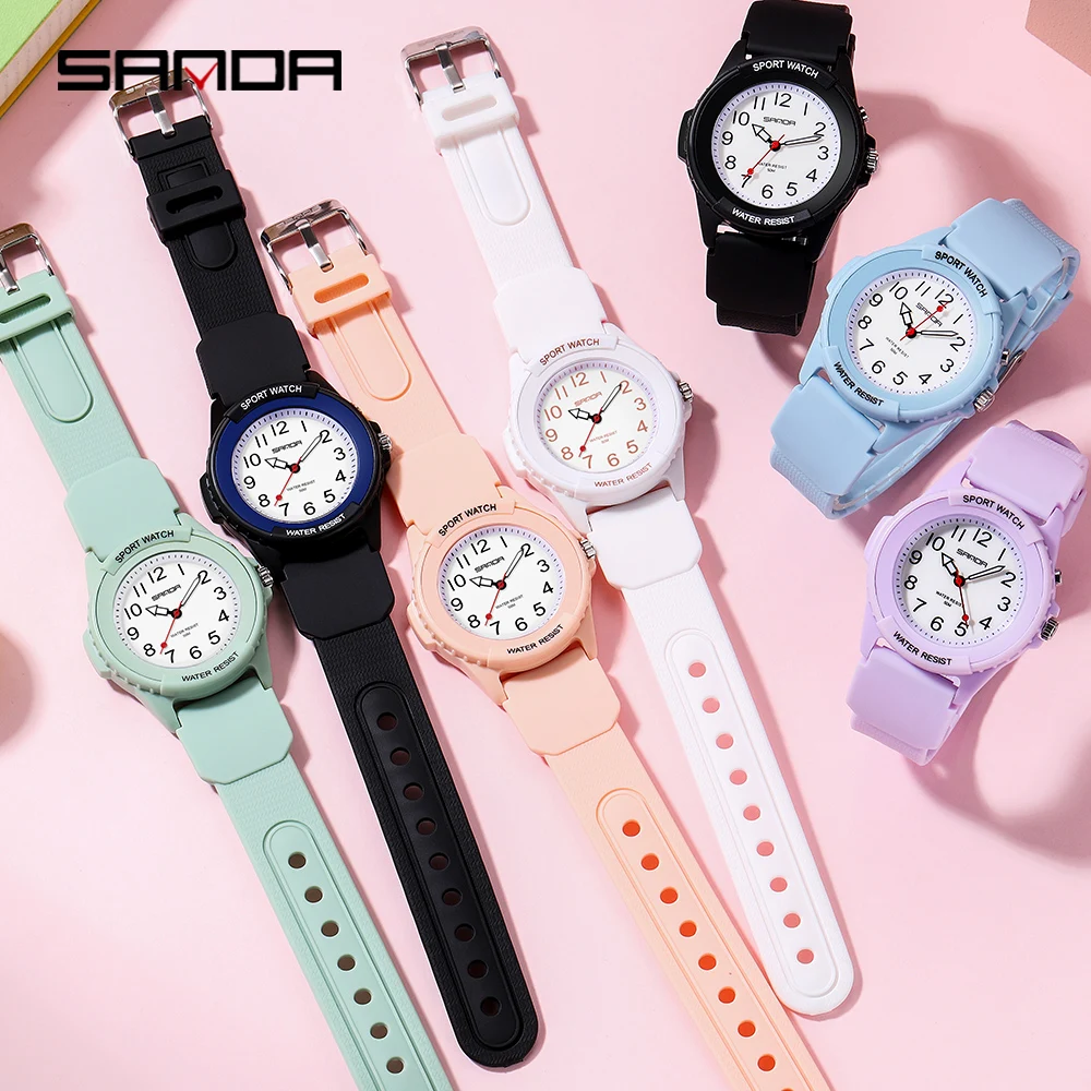 Fashion Light Blue Women Watches Quartz Ladies Watch Waterproof 50M Luminous Display Casual Girls Watch for Woman montre femme