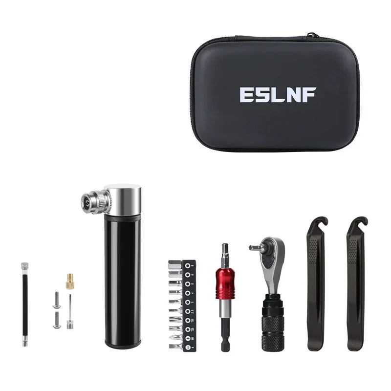 ESLNF Bicycle Cycling Equipment Combined Portable Kit Multifunction Mtb Bike Scooter Repair Tools Toolkit Set