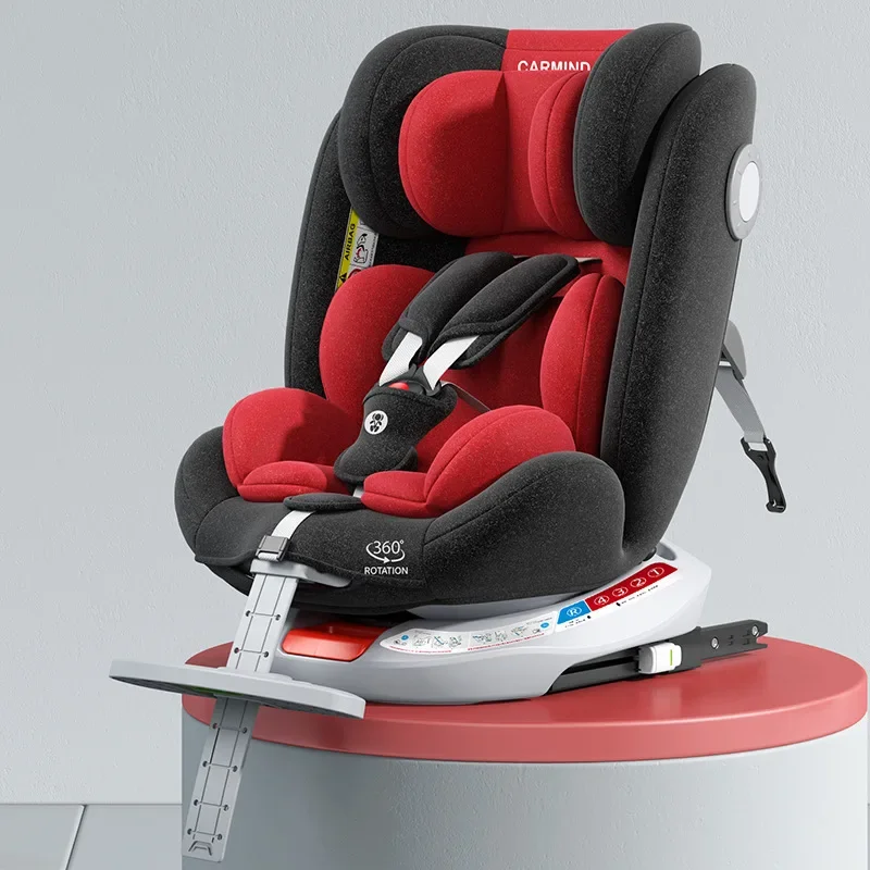 Infant Safety Seat Adjustable Newborn Baby Two-way Swivel Seat Comfortable and Breathable Adjustable Child Car Safety Seat