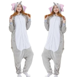 New adult children elephant costume Halloween animal costume pajamas party kindergarten parent-child activity drama costume