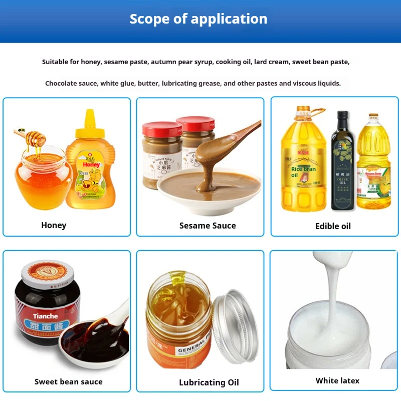 CSY-L15 Flow Wegen Type Volledig Automatische Doseren Vulmachine Honing Sesam Saus Eetbare Olie Lijm Viskeuze Vloeistof