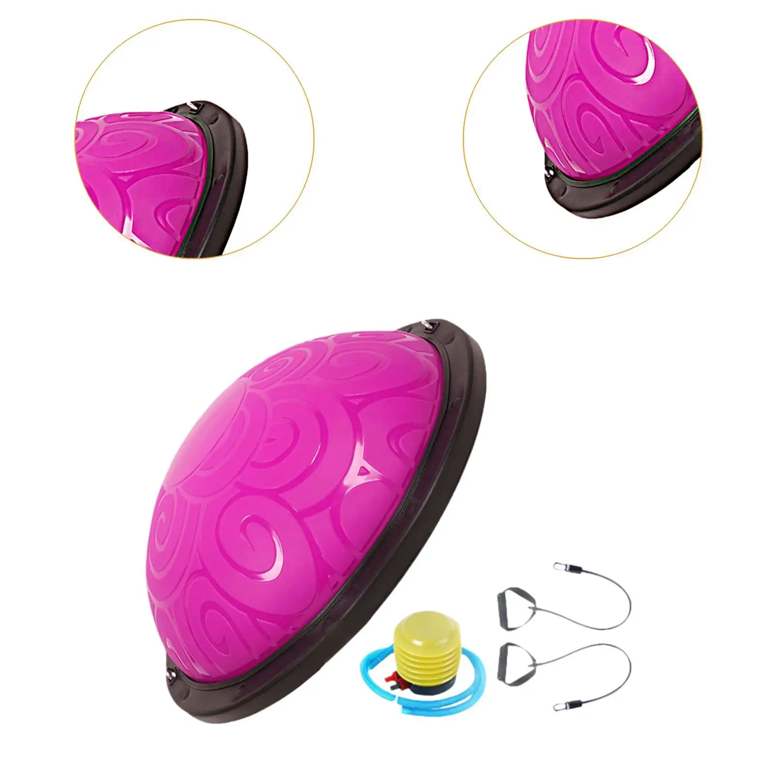 Balance Ball 18 inch Exercise Workout Trainer for Home Fitness Pilates image 5