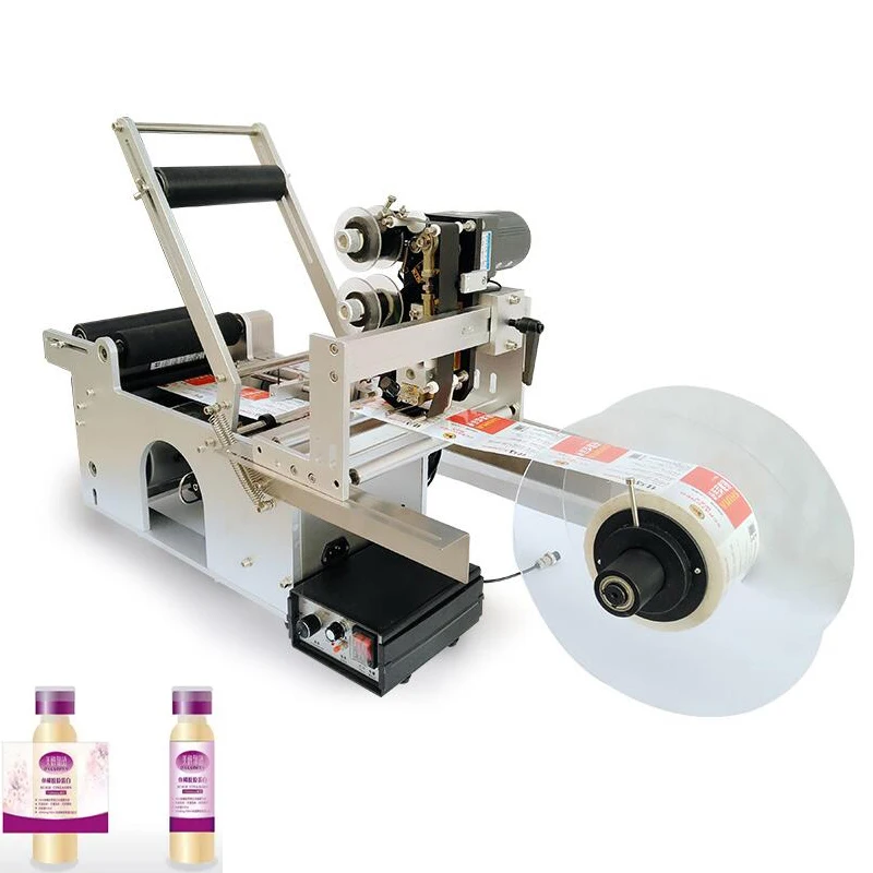 

Semi Automatic Labeling Machine Commercial Round Bottle Adhesive Sticker Labeller Machine