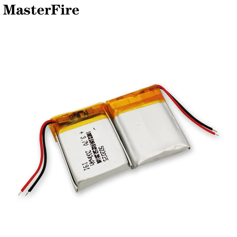 4PCS 502025 200mah 3.7V Lithium Polymer Battery For Bluetooth Speaker Smart Watch Mini Camera Rechargeable Li-polymer Batteries