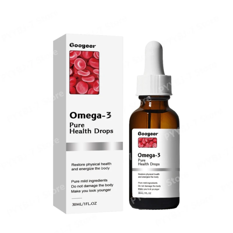 

Жидкая добавка Omega-3 Herbal Health Drops для ежедневной поддержки здоровья, 30 мл