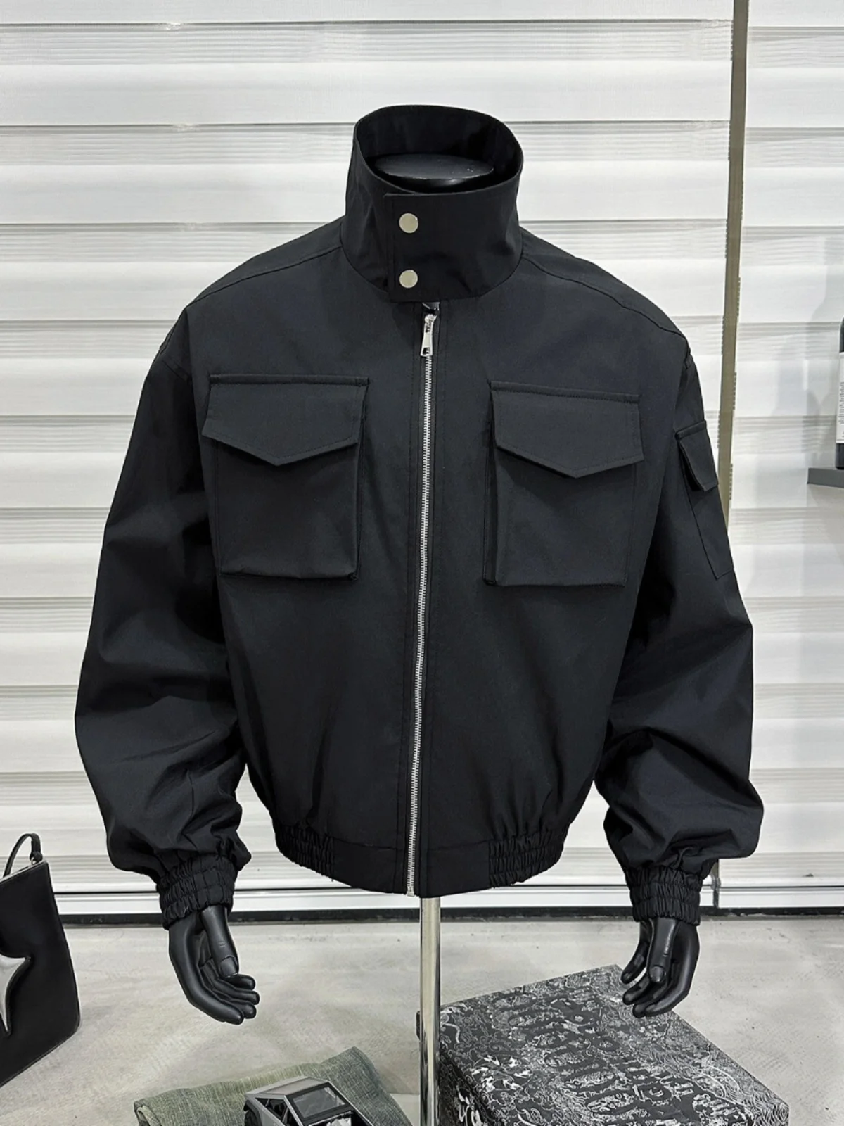 

Cleanfit Harrington Спецодежда Pilot Jaet Мужская высококачественная футболка с несколькими карманами, легкая кавалерийская хлопковая верхняя одежда