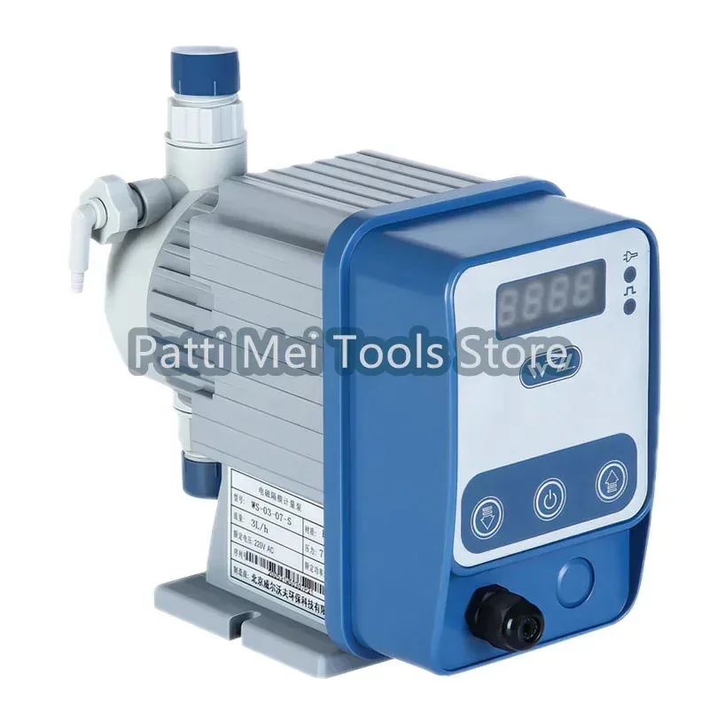 

Electromagnetic Diaphragm Metering Pump Adjustable Acid Chlorine Chemical Dosing Pump Electronic Metering Pump