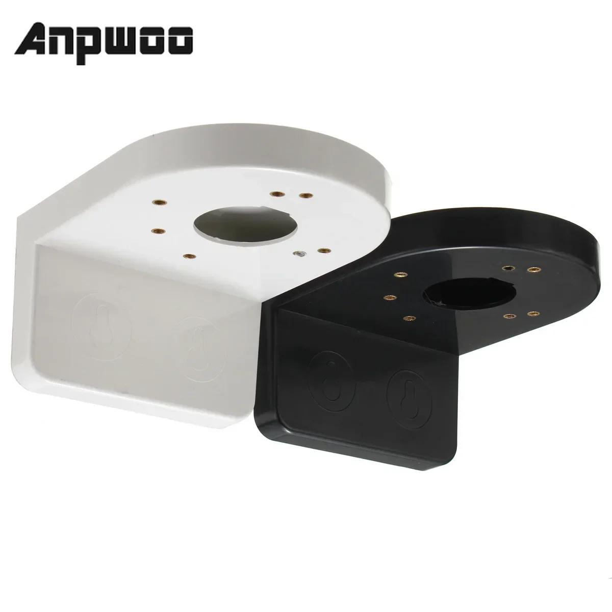 ANPWOO-Soporte de ángulo recto de plástico tipo L de 3,5 pulgadas, montaje en pared para cámara de seguridad IP, domo CCTV