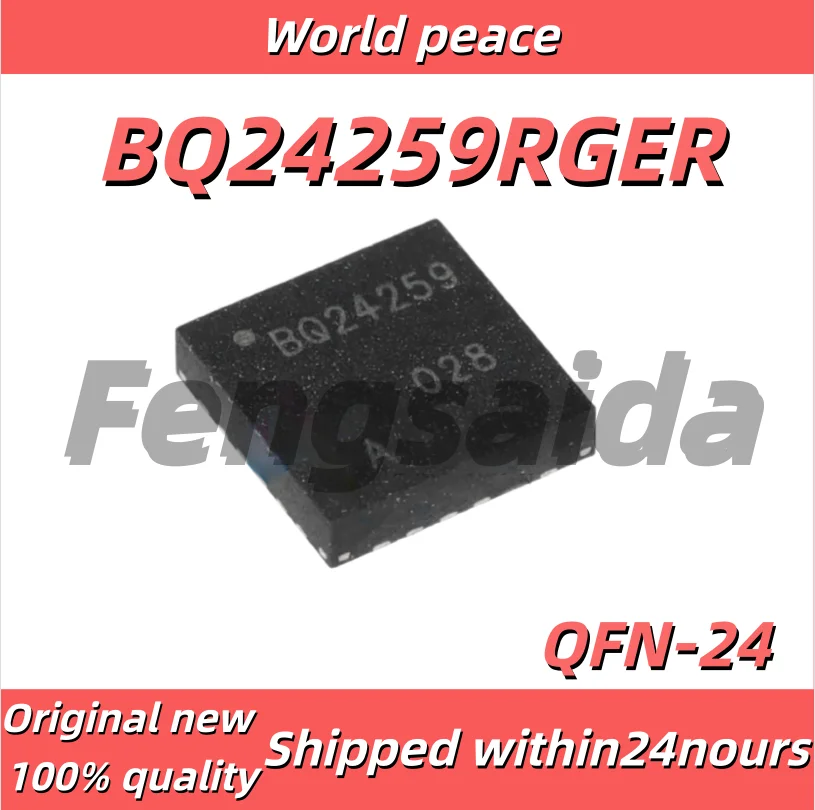 5 uds. Nuevo chip de gestión de cargador de batería BQ24259RGER original, con serigrafía BQ24259 VQFN24