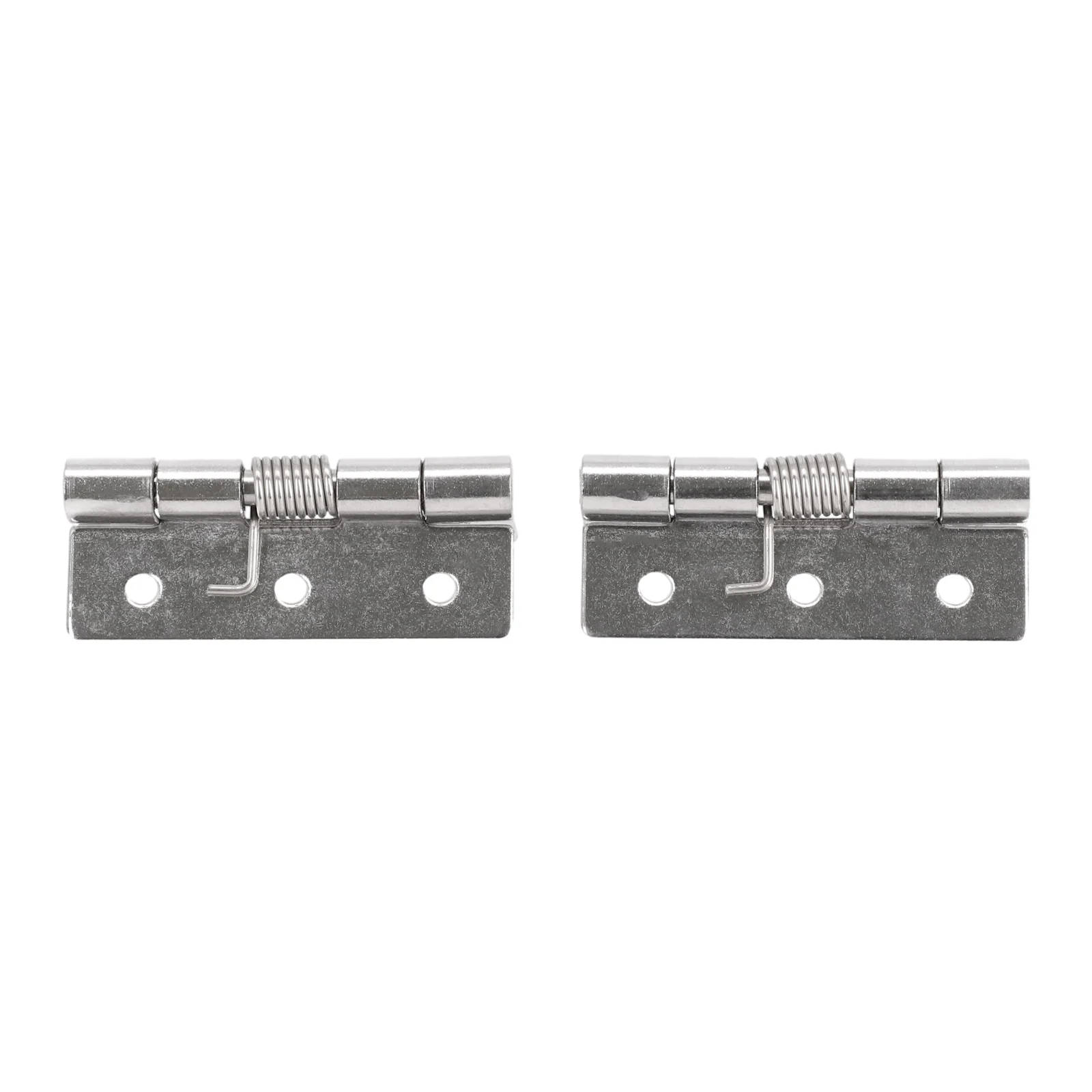 Dobradiças de mola para porta, 2 peças, aço inoxidável 304, dis bue, armários, dobradiça, hardware para casa, dobradiça de mola, 1/1.5/2/2.5 tamanhos