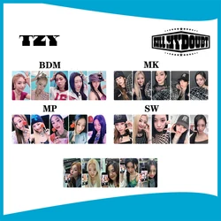 5Pcs/Set KPOP ITZY KILL MY DOUBT Album Double Sides Photocards List Ryujin Yeji Yuna Chaeryeong Lia LOMO Cards Fans Collection