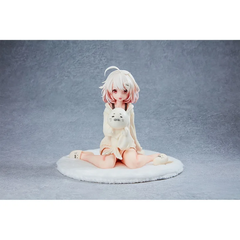 In Stock Original Anime Virtual Youtuber Shirakami Haruka Model Figure 13Cm Pvc Figurine Model Collection Toys for Girls Gift