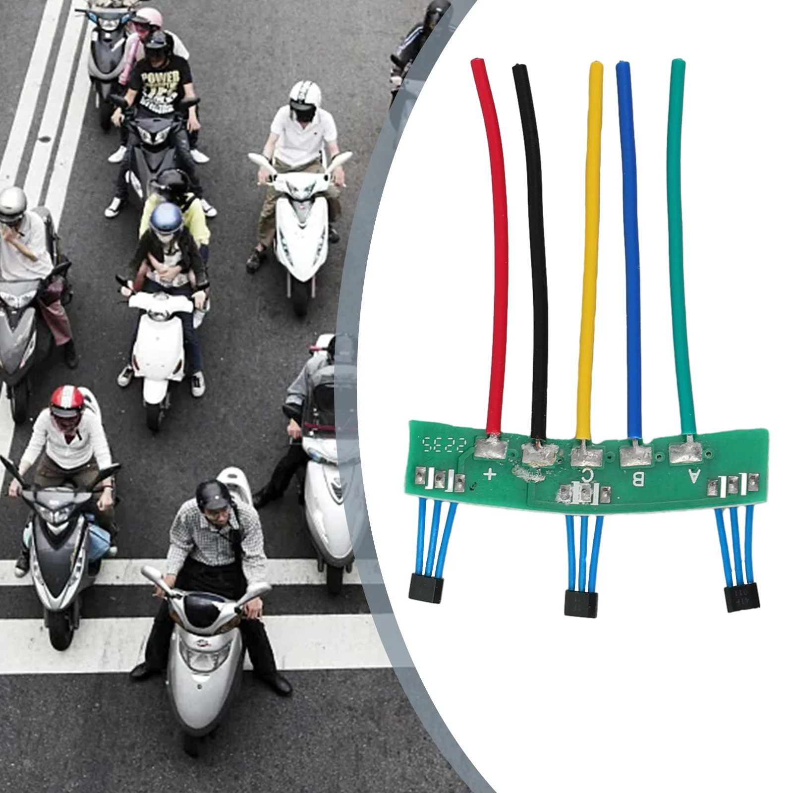 Electric Scooter Hall PCB Hall Sensor Electric Bike Motors Two Wheel Motor High Quality PCB Cable Easy To Use Ebike