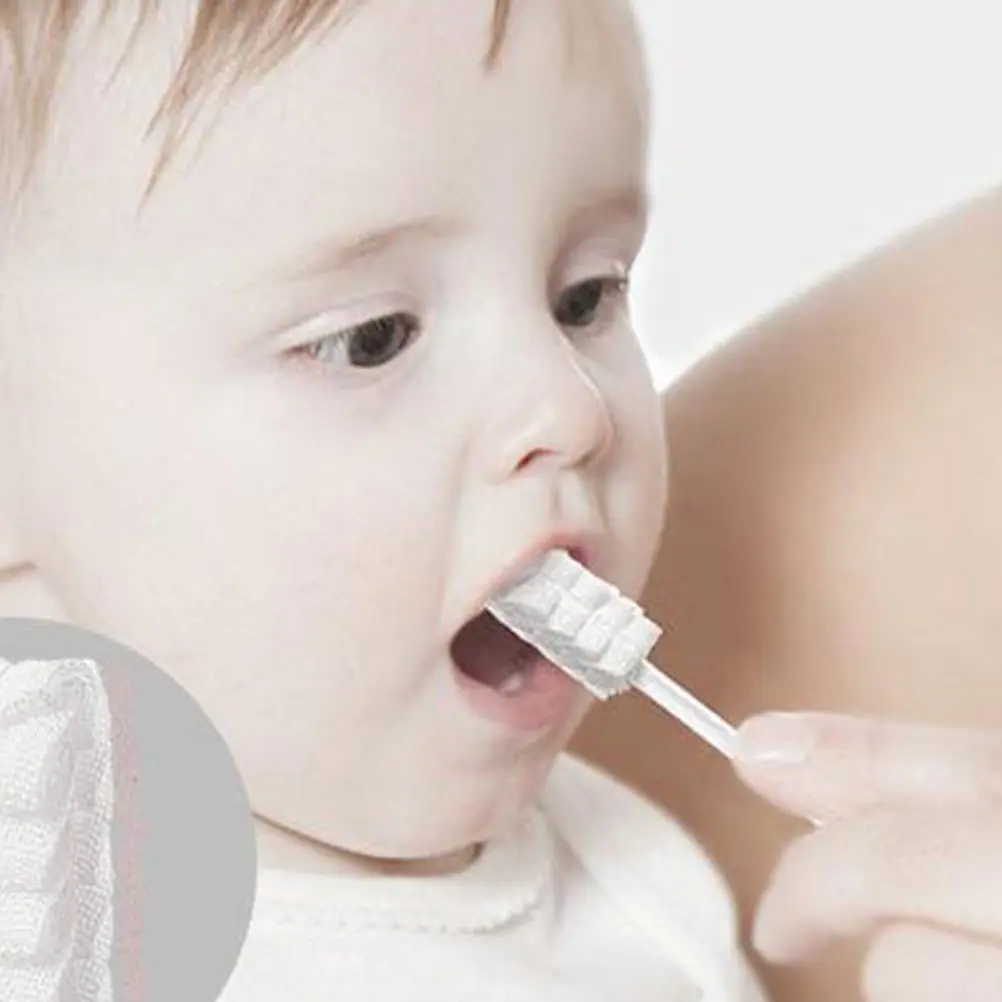 30 قطعة منظف الفم الطفل الرضع اللسان الأنظف آمنة تصميم مريح الاطفال اللسان فرشاة أداة تنظيف الفم الرضع العناية بالأسنان #4