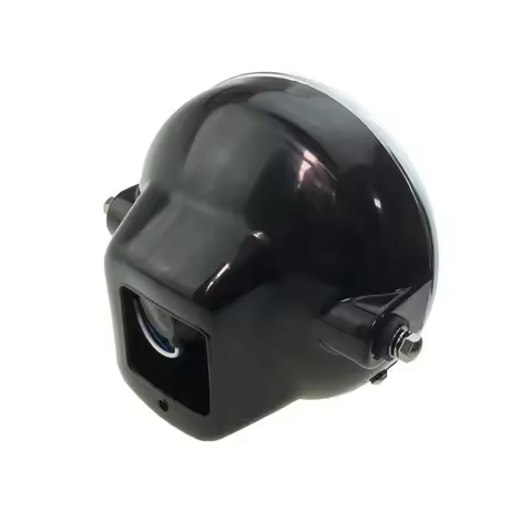 Motorcycle Round Head Lamp for Suzuki Haojue Dayun Jialing Lifan YBR125 JYM125 EN125-2/2A QS150 HJ125 Front Light Replaced Parts