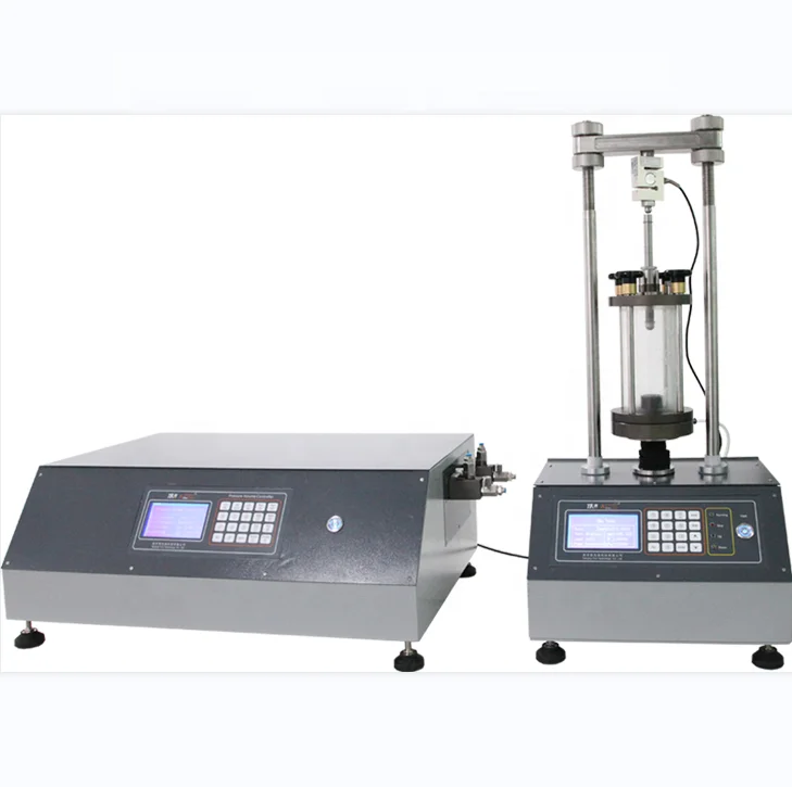 Soil Automatic Triaxial UCS TEST 10kn/30kn strain controlled triaxial test apparatus