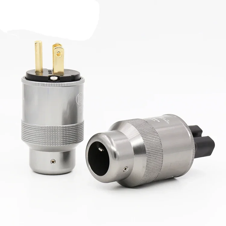 HI-End позолоченная вилка питания США HIFI США Шнур питания Штепсельная вилка IEC