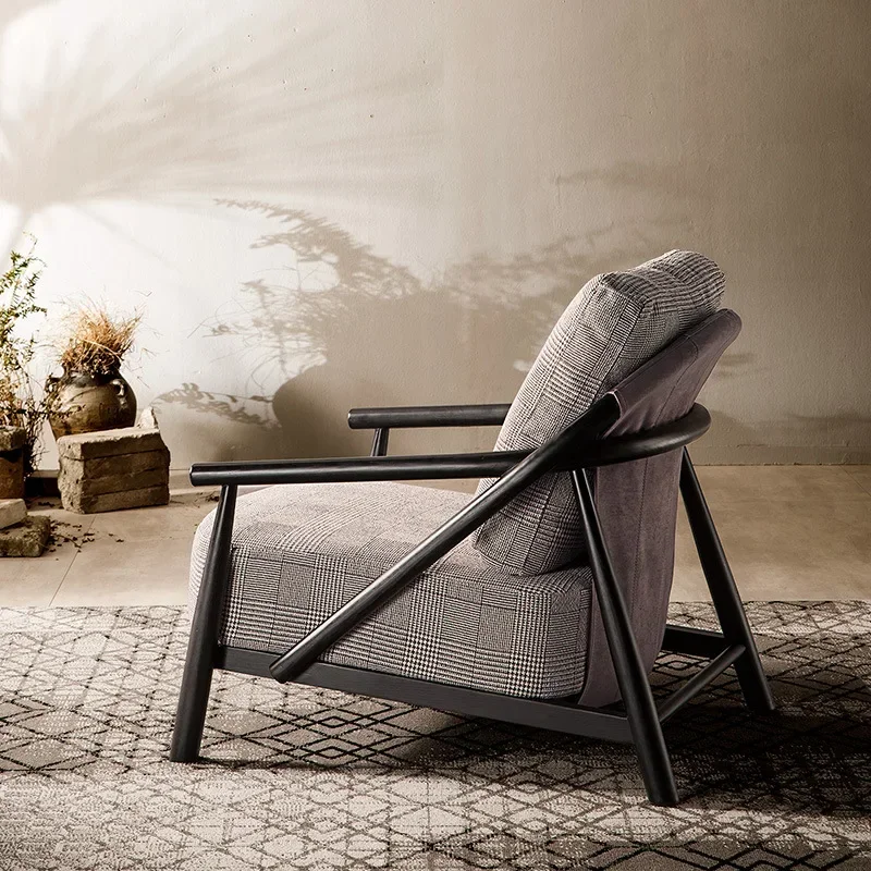 

Living room bedroom Nordic minimalist leisure chair designer minimalist fabric