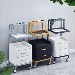 Storage Cart Wheels Machine Serving Wave Professional Beauty Salon Furniture Welding Carrello Parrucchiere Barber Nails Medical