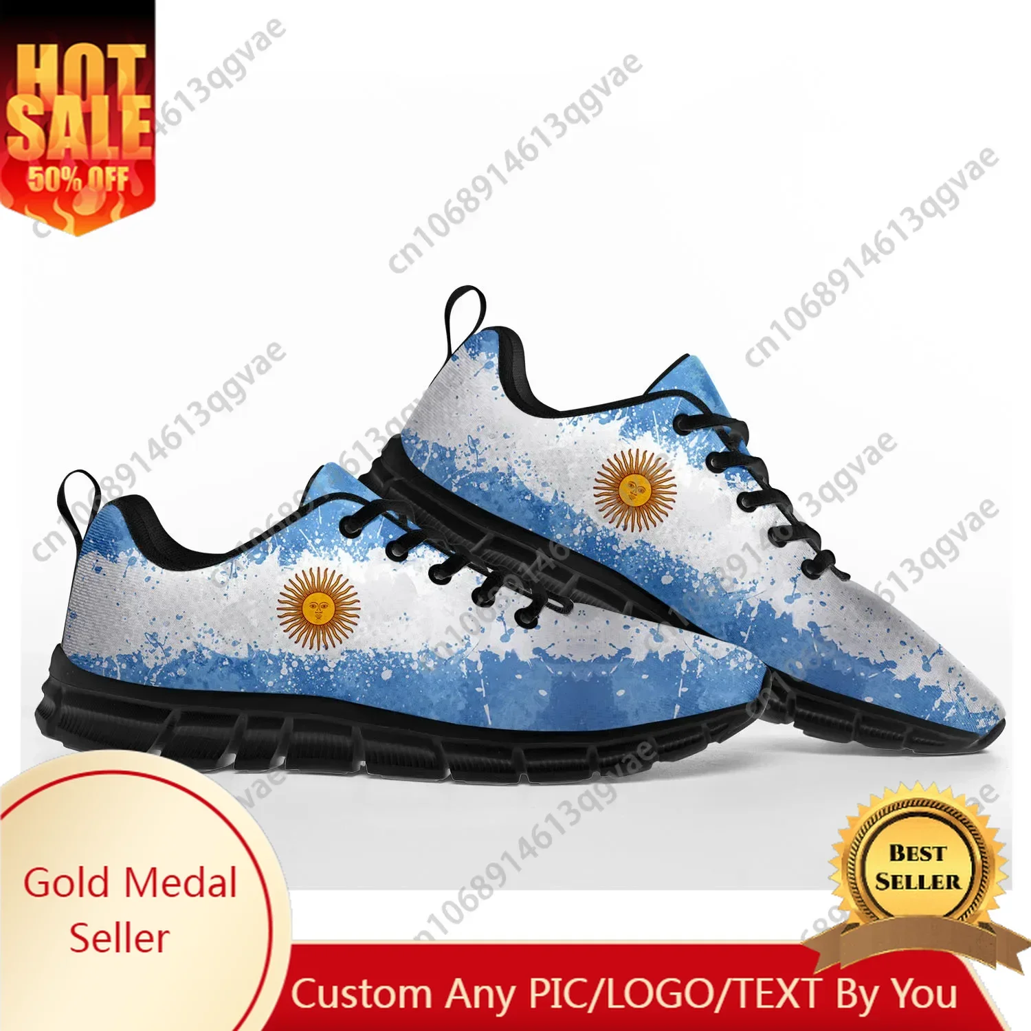 

Argentine Flag Sports Shoes Mens Womens Teenager Sneakers Argentina Casual Custom High Quality Couple Shoes