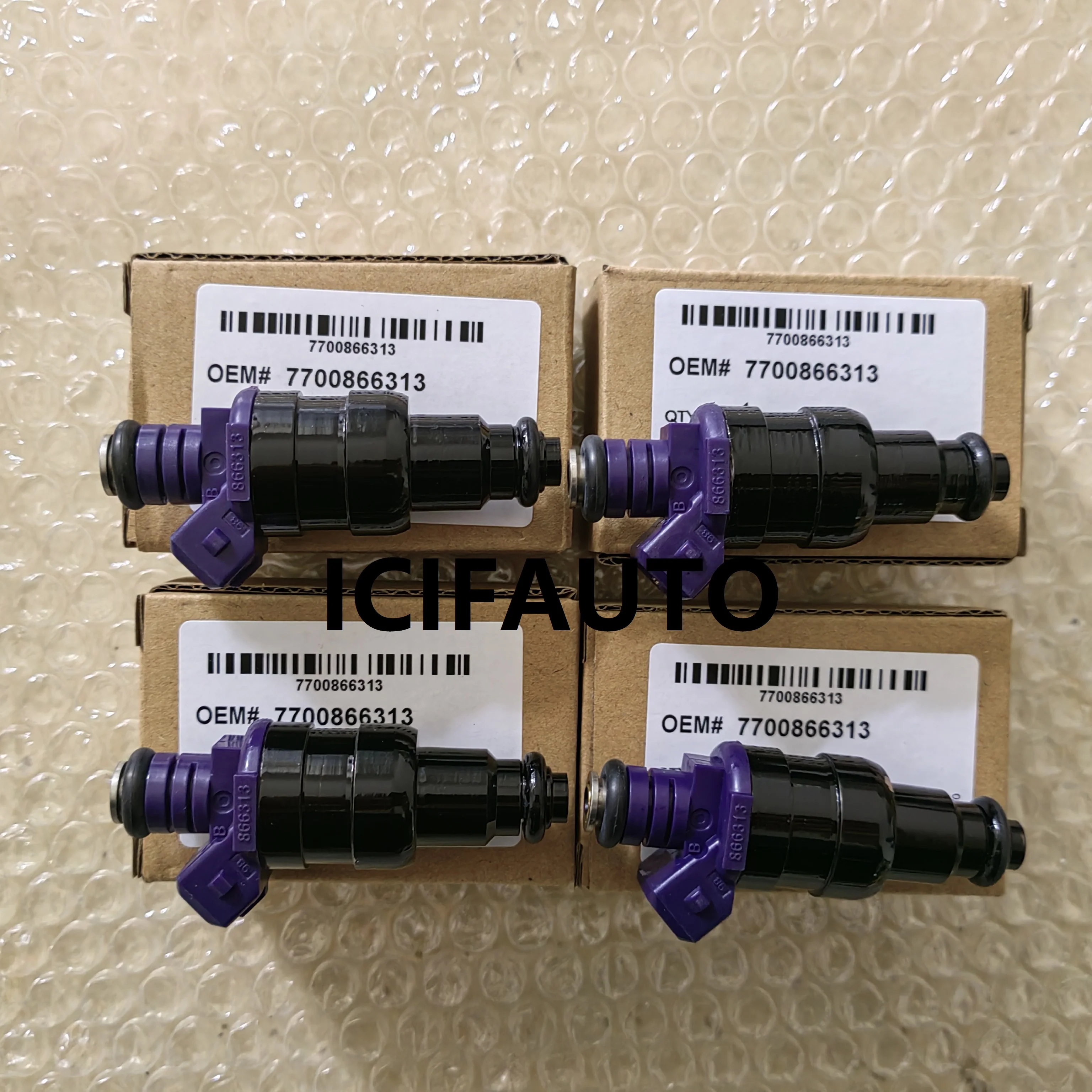 

4 топливных форсунки 866313 для Renault Scenic Megane Clio 1.6, OEM номера: 6001543535, 7700866313, 0000788523